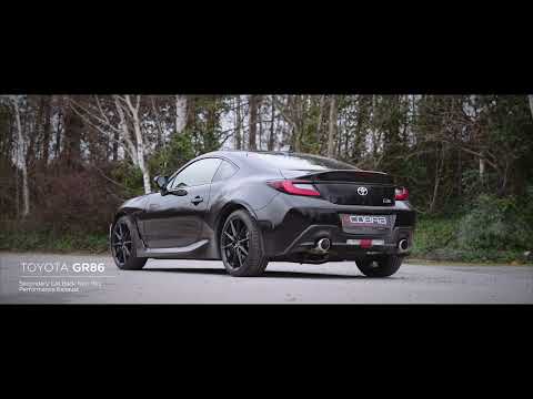 Échappement secondaire haute performance Cobra Sport pour Toyota GR86 2,4 L (22&gt;) 