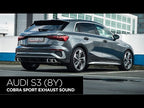Escape trasero deportivo Cobra Sport Audi S3 (8Y) 5 puertas Sportback Race GPF