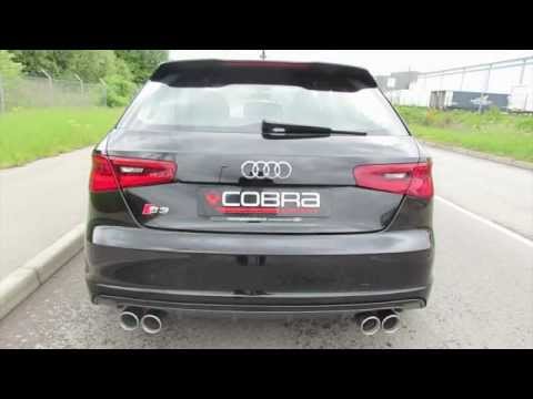 Système d'échappement Cobra Sport Audi S3 8V 3 portes (sans FAP) Cat-Back sans valve 