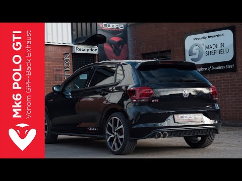 Système d'échappement Cobra Sport VW Polo GTI Mk6 (AW) (sans FAP) Venom Race Cat-Back 