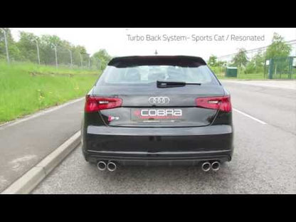 Cobra Sport Audi S3 (8V) 3 Door (13-17) Non-Valved Cat Back Performance Exhaust