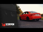 Système d'échappement PFL Cat-Back Scorpion pour Audi S3 2.0T 8V (berline)