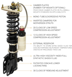 BC Racing ZR Series 3 Way Adjustment - BMW M3/M4 F80/F82 2014-2020