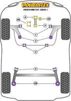Powerflex Rear Spring Upper Isolator Pad - Ford Fiesta ST Mk7