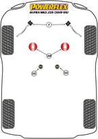 Powerflex Front Radius Arm To Chassis Bush - BMW Z4 G29 & Toyota GR Supra