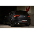 Escape deportivo Cobra VW Golf GTI (Mk7.5) 2.0 TSI (5G) (17-20) con caja Venom y sistema de escape Race Cat Back Performance