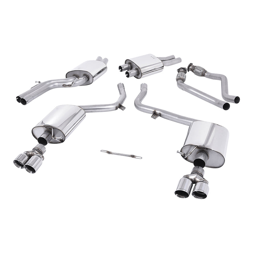 Milltek Sport Audi S4 Quattro B8 (Pre-Facelift) Cat-Back Exhaust System