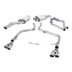Sistema de escape Cat-Back Milltek Sport para Audi S4 Quattro B8 (pre-facelift)