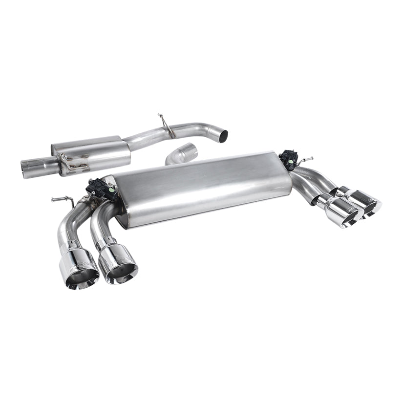 Milltek Sport Audi S3 2.0 TFSI Quattro 3-Door 8V 8V.2 Cat-Back Exhaust System