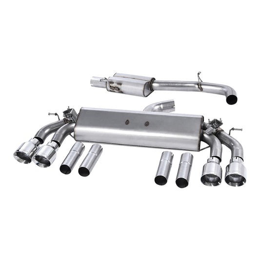 Milltek Sport Audi S3 2.0 TFSI Quattro Saloon Cabrio 8V.2 GPF-Back Exhaust System