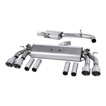 Milltek Sport Audi S3 2.0 TFSI Quattro Saloon Cabrio 8V 8V.2 Cat-Back Exhaust System