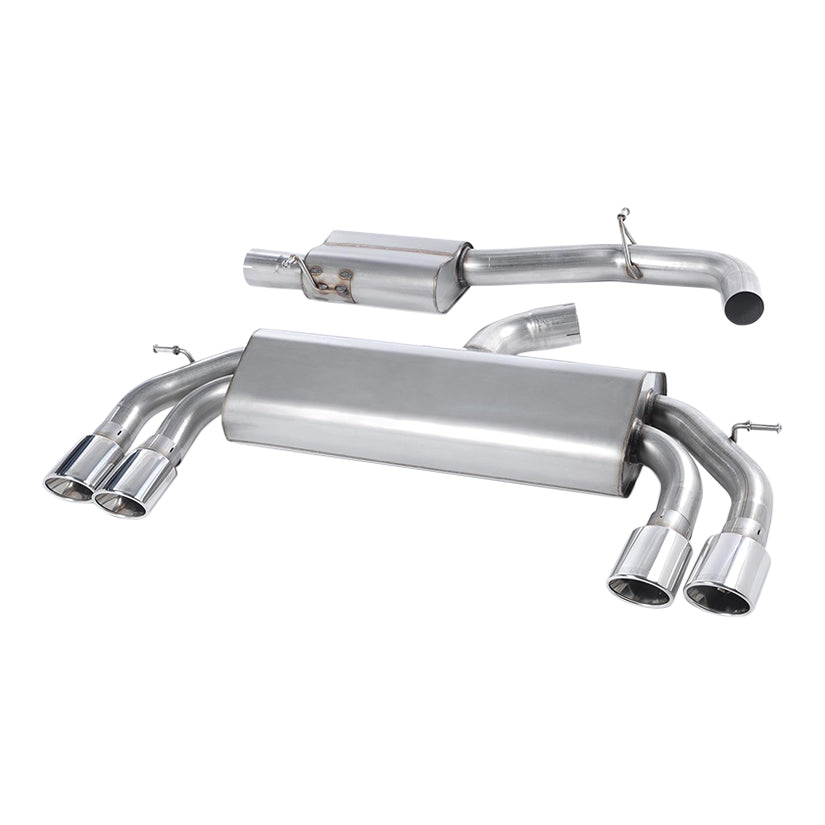 Milltek Sport Audi S3 2.0 TFSI Quattro 3-Door 8V 8V.2 Cat-Back Exhaust System