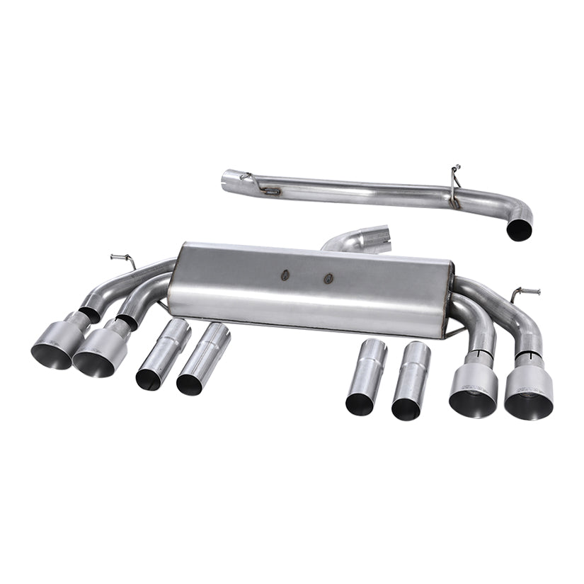 Milltek Sport Audi S3 2.0 TFSI Quattro Saloon Cabrio 8V 8V.2 Cat-Back Exhaust System