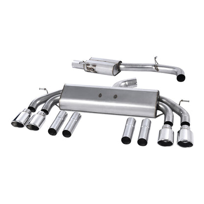 Milltek Sport Audi S3 2.0 TFSI Quattro Saloon Cabrio 8V 8V.2 Cat-Back Exhaust System