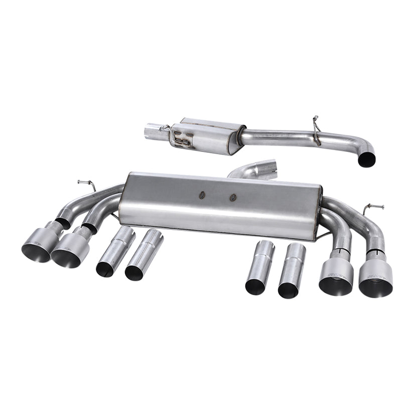 Milltek Sport Audi S3 2.0 TFSI Quattro Saloon Cabrio 8V 8V.2 Cat-Back Exhaust System