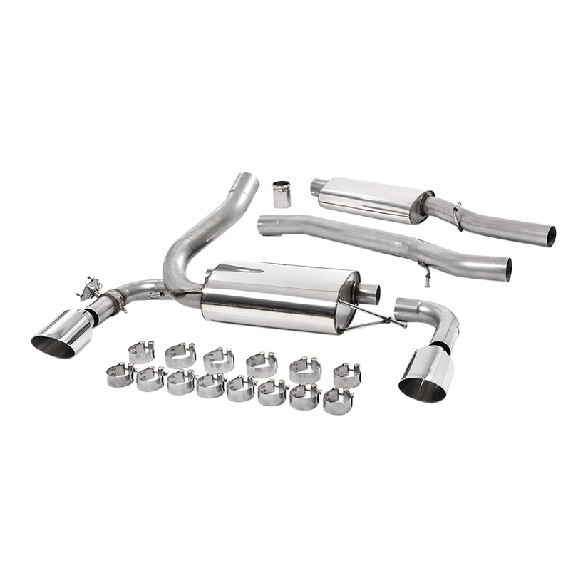 Milltek Sport Ford Focus RS Mk3 2.3 EcoBoost Cat-Back Exhaust System