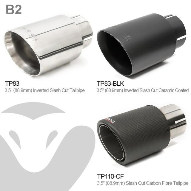 Sistema de escape con válvula turbo-back Cobra Sport para Ford Fiesta ST Mk8 