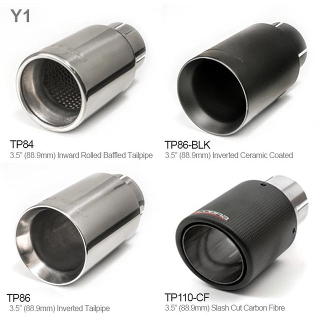 Cobra Sport BMW M3/M4 F8x Valved Turbo-Back Exhaust System