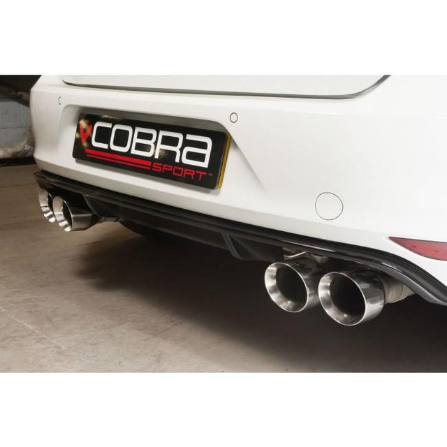 Cobra Sport VW Golf R (Mk7/Mk7.5) 2.0 TSI (5G) (12-18) Turbo Back Performance Exhaust