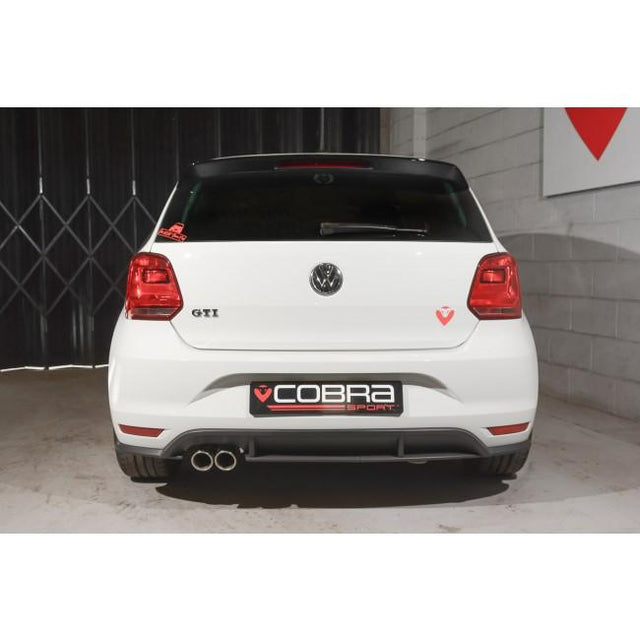 Sistema de escape Cobra Sport VW Polo GTI Mk5 (6C) 1.8 TSI Turbo-Back 