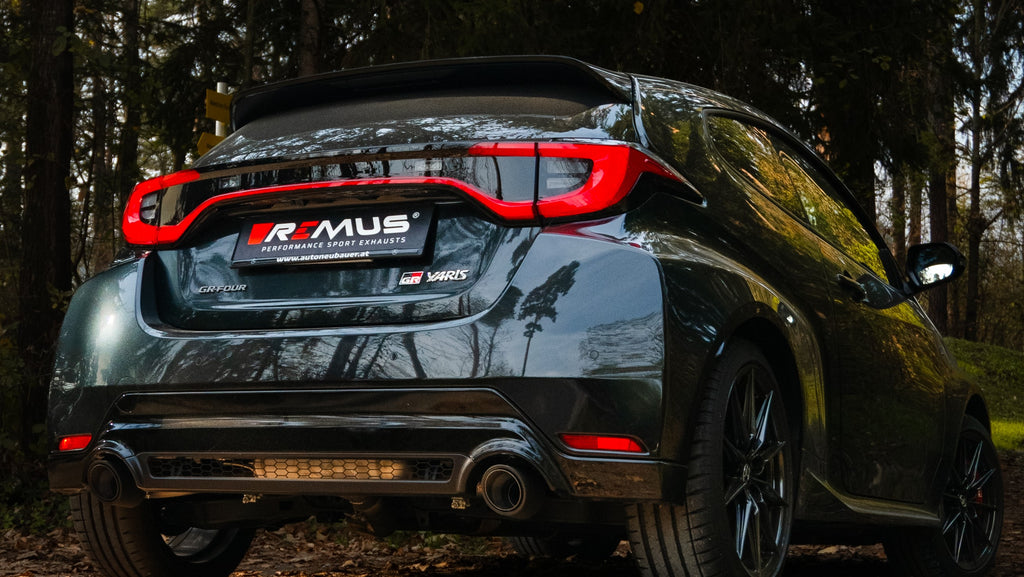 Sistema de escape trasero GPF Remus para Toyota GR Yaris Gen 2